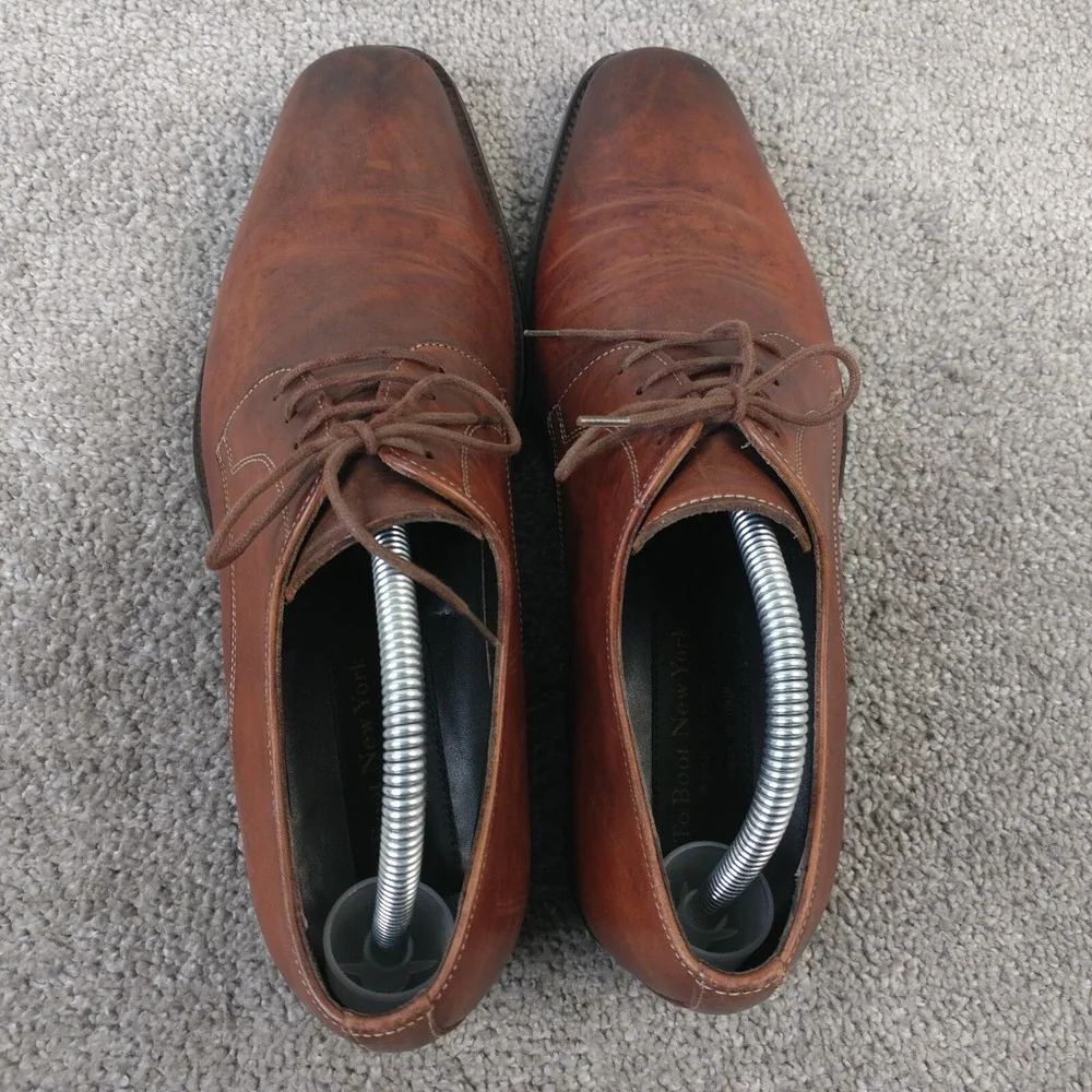 To Boot New York Adam Derrick Mens Size 8 Shoes Brown Leather Lace Up Oxford